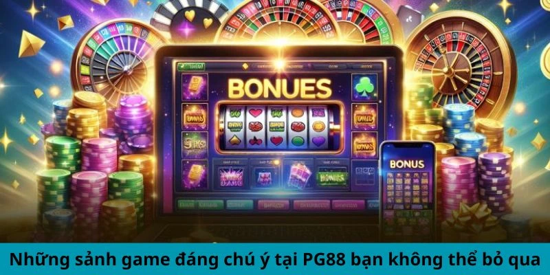 Những sảnh game đáng chú ý tại PG88 bạn không thể bỏ qua